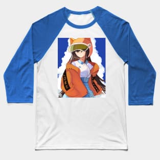 Cat delivery girl Baseball T-Shirt